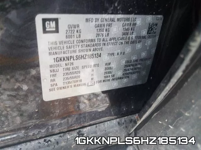 1GKKNPLS6HZ185134 фото 2