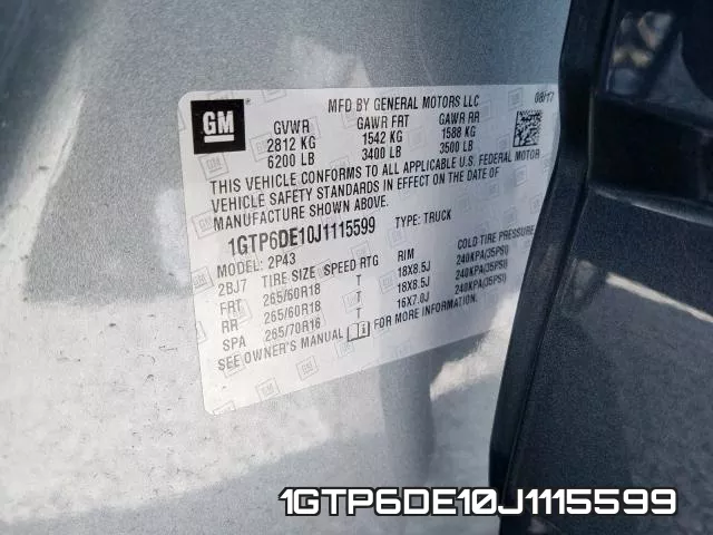 1GTP6DE10J1115599 фото 2