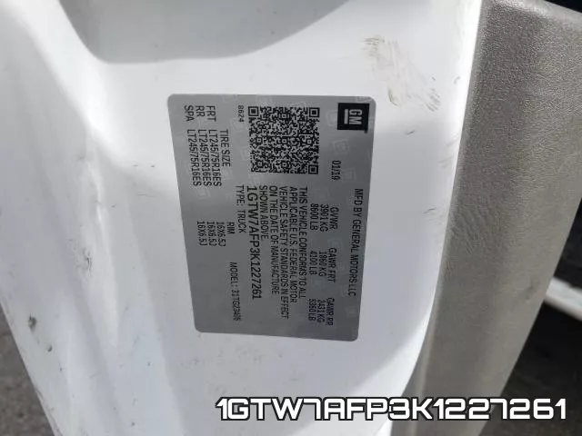1GTW7AFP3K1227261 фото 2
