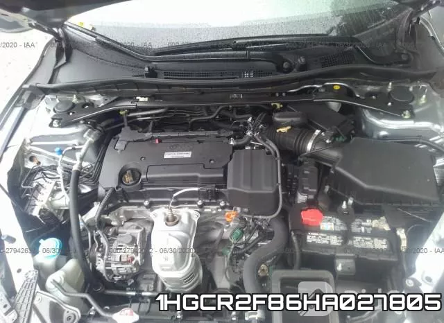 1HGCR2F86HA027805 фото 2