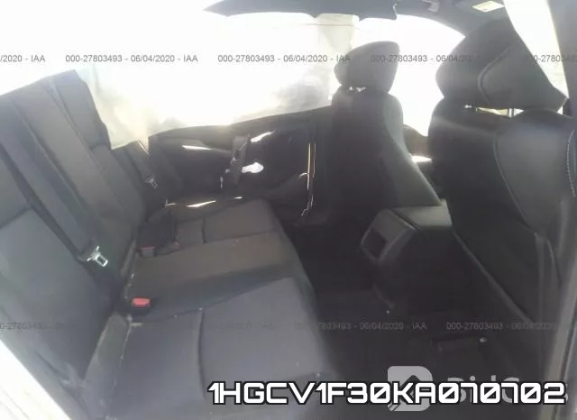 1HGCV1F30KA070702 фото 9