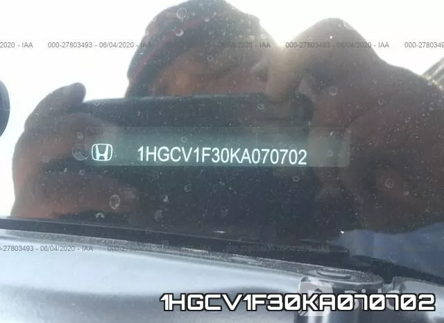 1HGCV1F30KA070702 фото 10