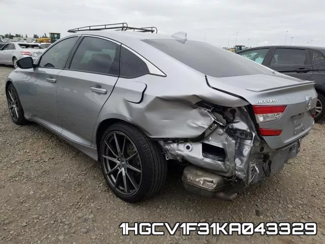 1HGCV1F31KA043329 фото 4