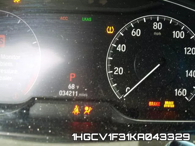 1HGCV1F31KA043329 фото 9
