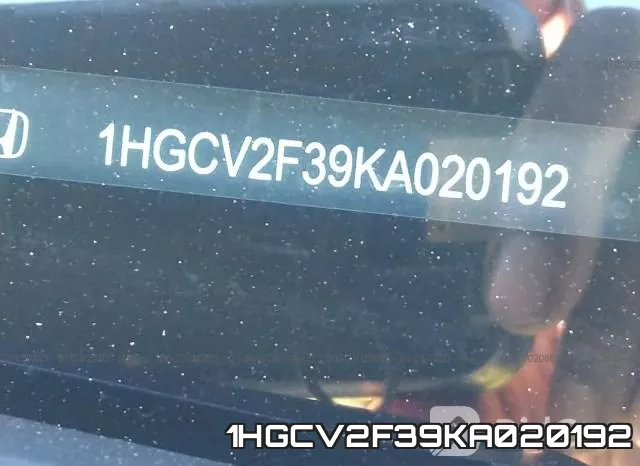 1HGCV2F39KA020192 фото 10