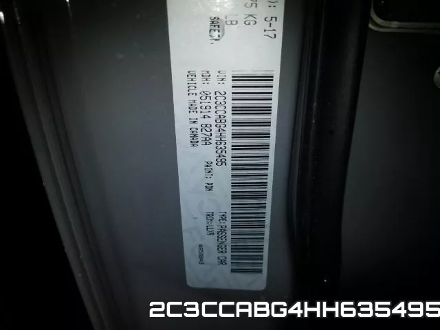 2C3CCABG4HH635495 фото 2