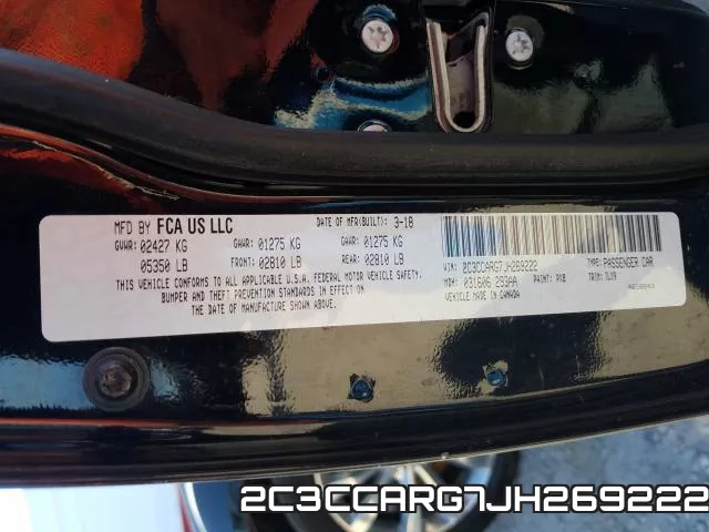 2C3CCARG7JH269222 фото 2