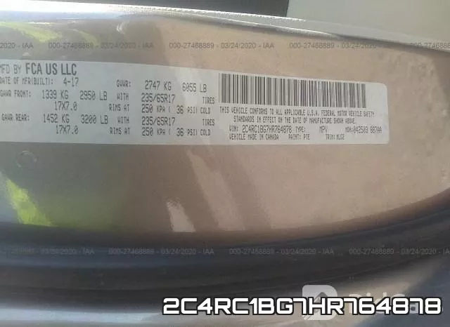 2C4RC1BG7HR764878 фото 10