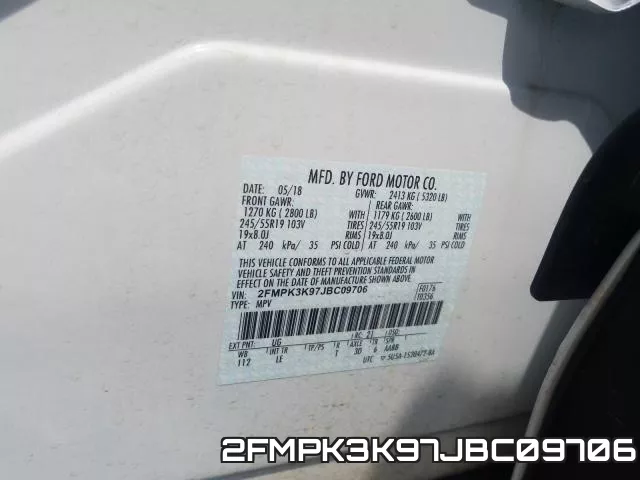 2FMPK3K97JBC09706 фото 2