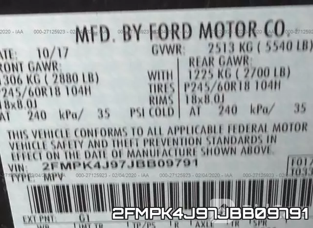 2FMPK4J97JBB09791 фото 10