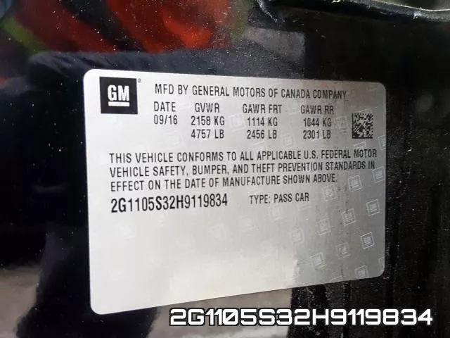 2G1105S32H9119834 фото 2