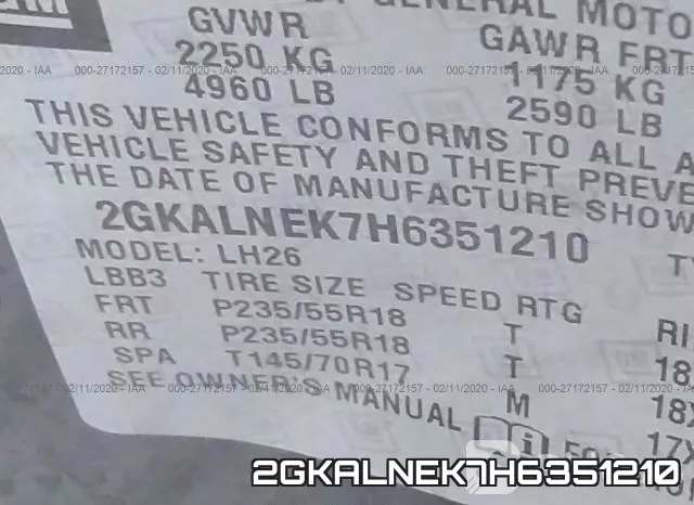 2GKALNEK7H6351210 фото 10