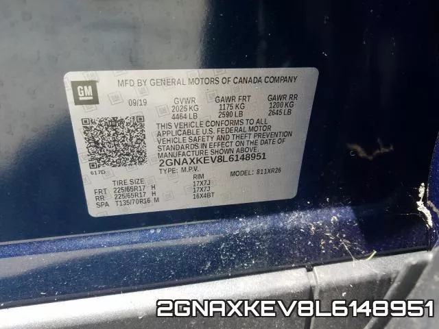 2GNAXKEV8L6148951 фото 2