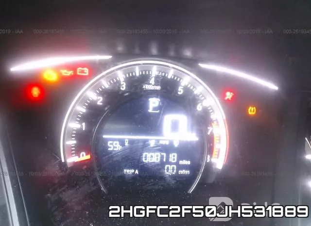 2HGFC2F50JH531889 фото 8
