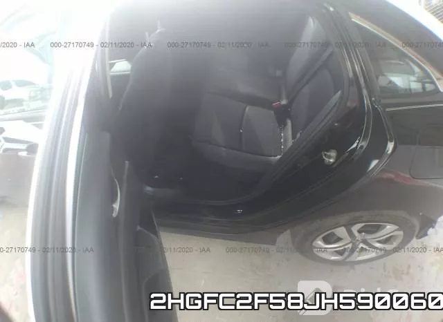 2HGFC2F58JH590060 фото 9