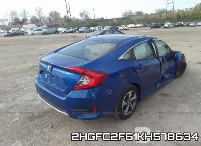 2HGFC2F61KH578634 фото 5