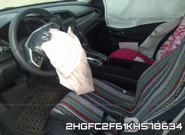 2HGFC2F61KH578634 фото 6
