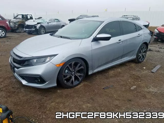 2HGFC2F89KH532339 фото 3