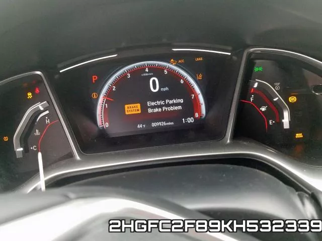 2HGFC2F89KH532339 фото 9