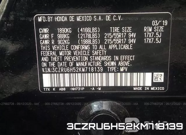 3CZRU6H52KM718139 фото 10