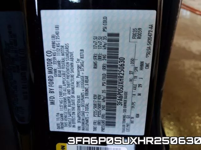 3FA6P0SUXHR250630 фото 2