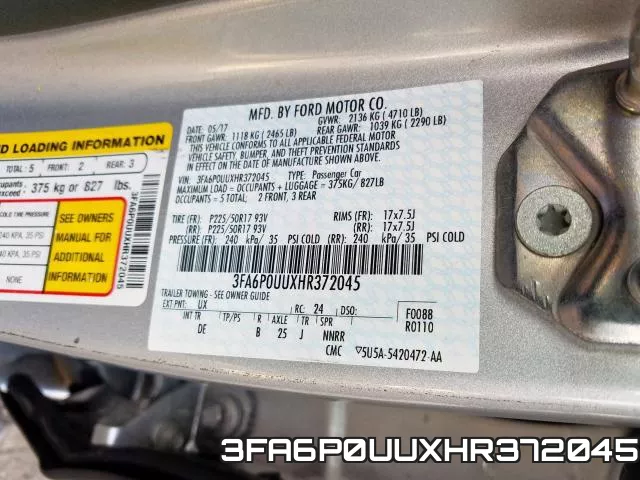 3FA6P0UUXHR372045 фото 2