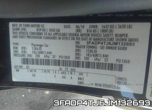 3FADP4TJ6JM132693 фото 10