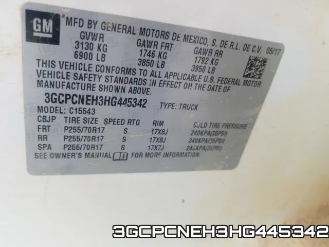 3GCPCNEH3HG445342 фото 2