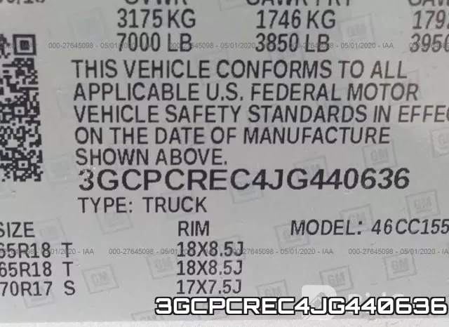 3GCPCREC4JG440636 фото 10