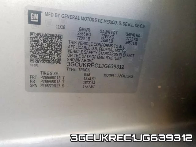 3GCUKREC1JG639312 фото 2