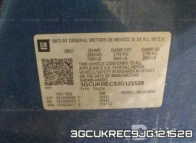 3GCUKREC9JG121528 фото 10