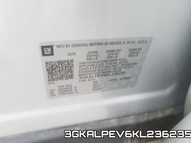 3GKALPEV6KL236235 фото 2