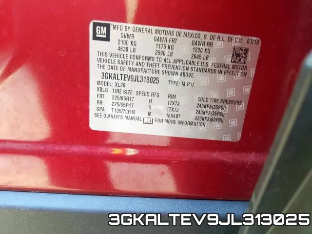 3GKALTEV9JL313025 фото 2