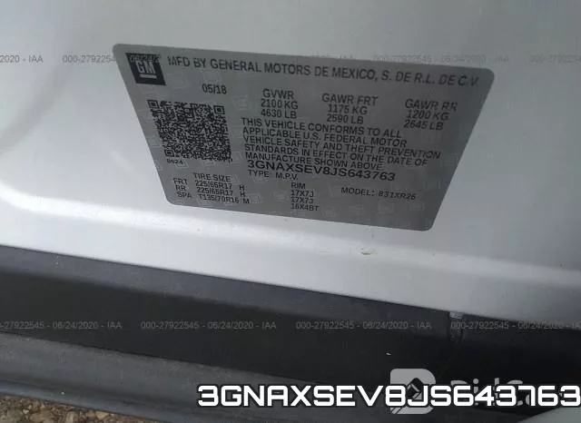 3GNAXSEV8JS643763 фото 10