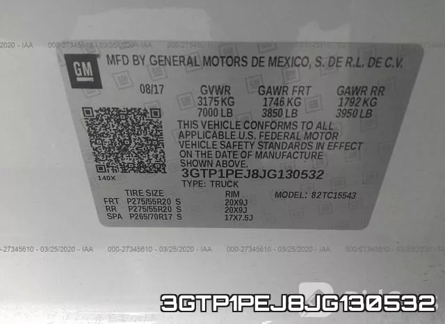 3GTP1PEJ8JG130532 фото 10