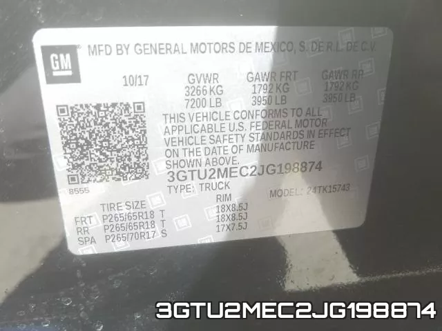 3GTU2MEC2JG198874 фото 2
