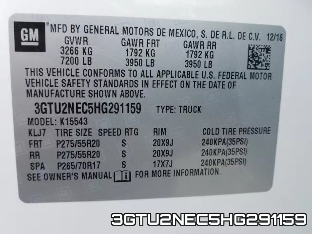 3GTU2NEC5HG291159 фото 2