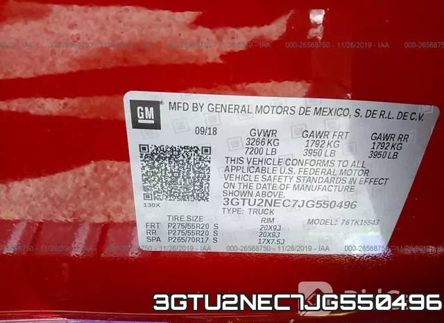 3GTU2NEC7JG550496 фото 10