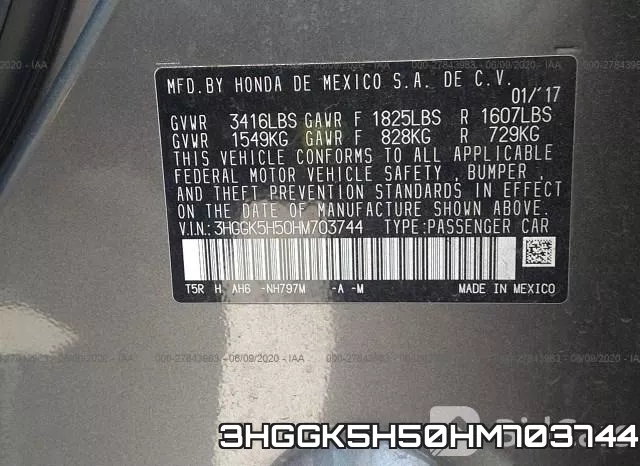 3HGGK5H50HM703744 фото 10