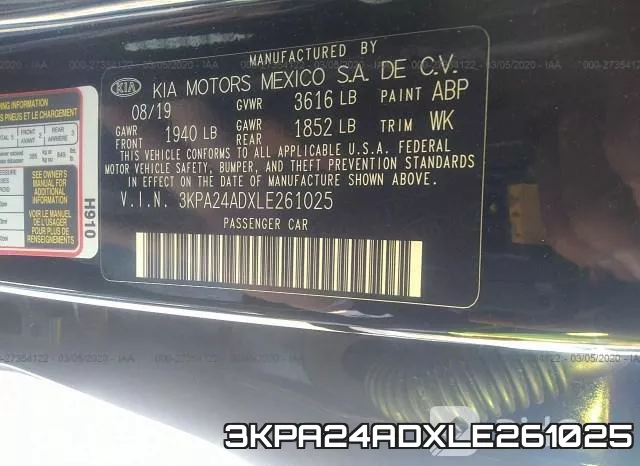 3KPA24ADXLE261025 фото 10