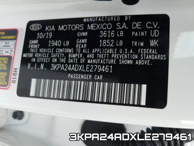 3KPA24ADXLE279461 фото 2