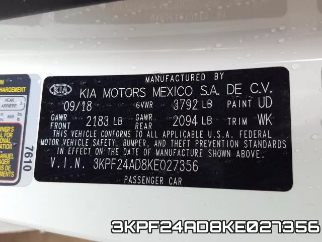 3KPF24AD8KE027356 фото 2
