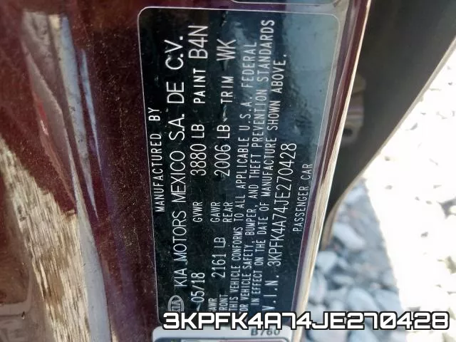 3KPFK4A74JE270428 фото 2
