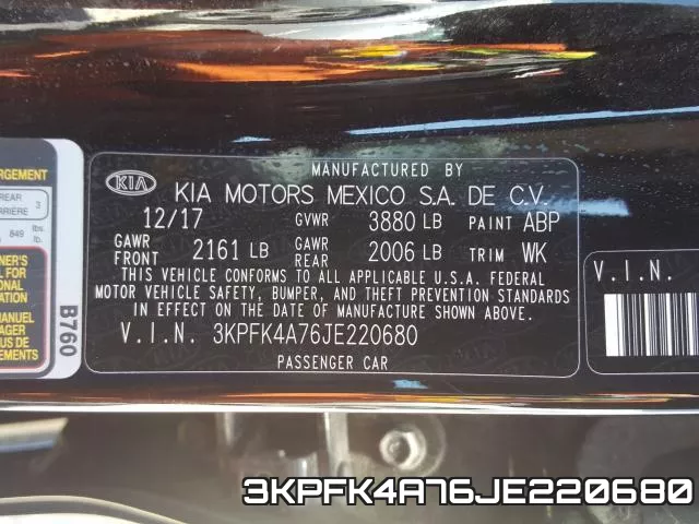 3KPFK4A76JE220680 фото 2