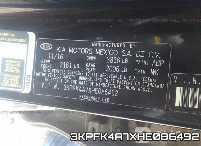 3KPFK4A7XHE086492 фото 10