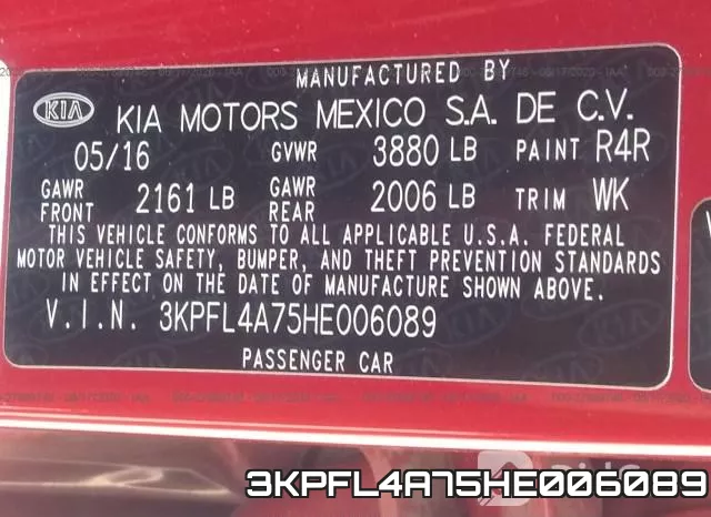 3KPFL4A75HE006089 фото 10