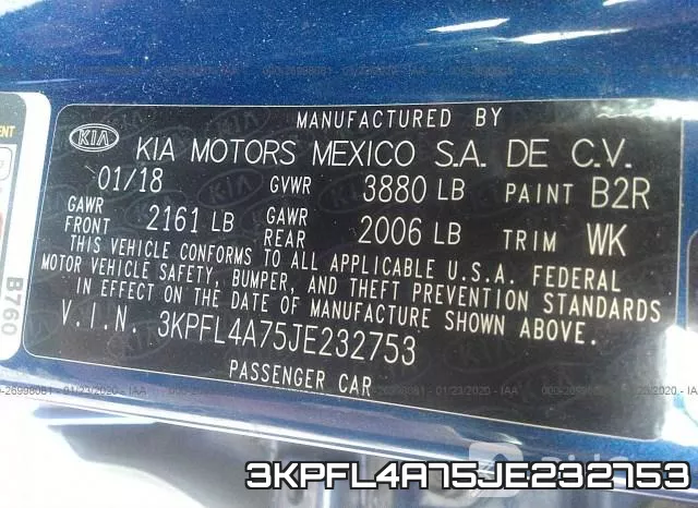 3KPFL4A75JE232753 фото 10