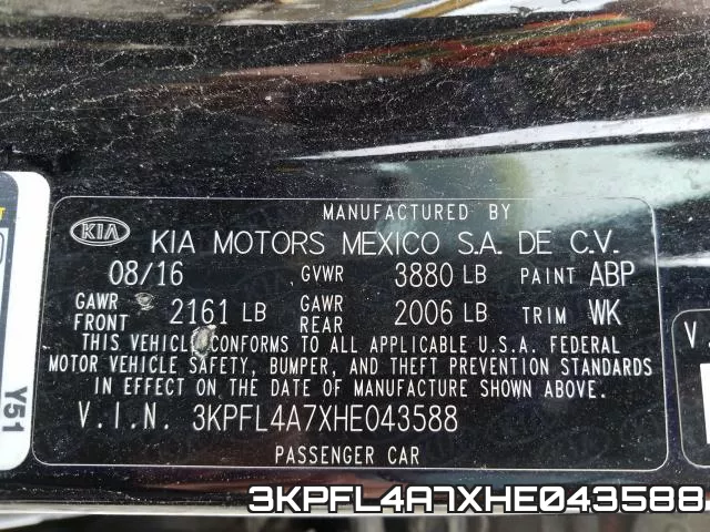 3KPFL4A7XHE043588 фото 2