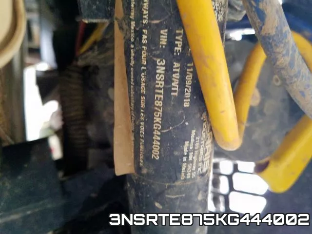 3NSRTE875KG444002 фото 2