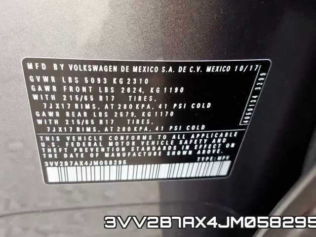 3VV2B7AX4JM058295 фото 2